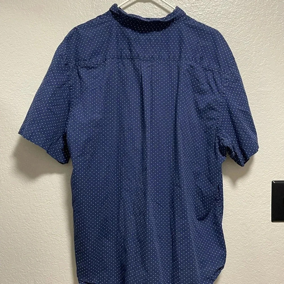 Old navy Men’s Button Down Short Sleeve Polka Dot Shirt XXL - Picture 3 of 3